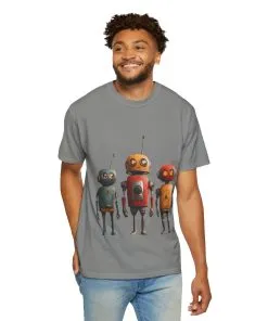 Vintage Robot Graphic Unisex T-shirt - Perfect for Tech Lovers