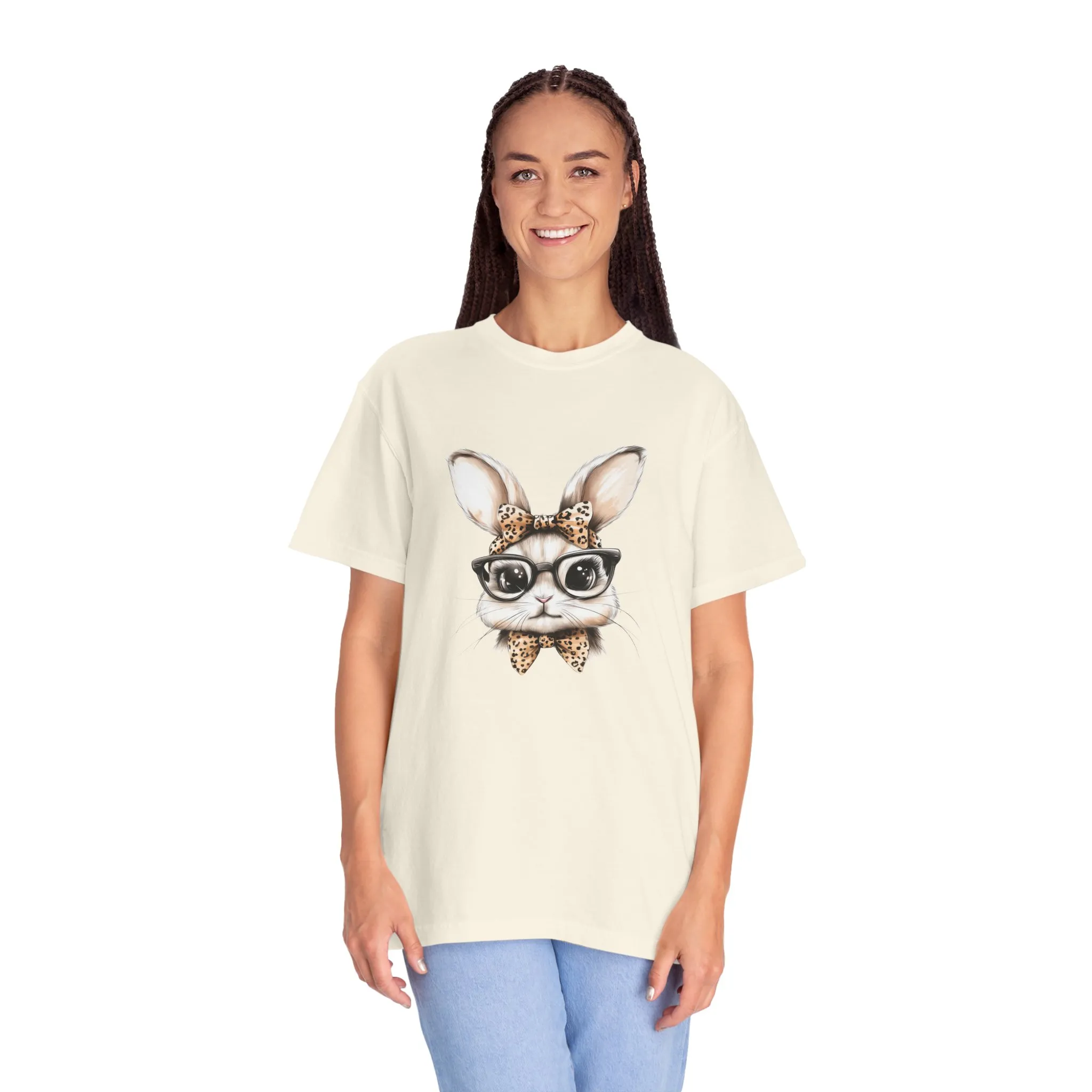 Chic Bunny Graphic T-Shirt - Stylish Unisex Tee for Animal Lovers - Image 18