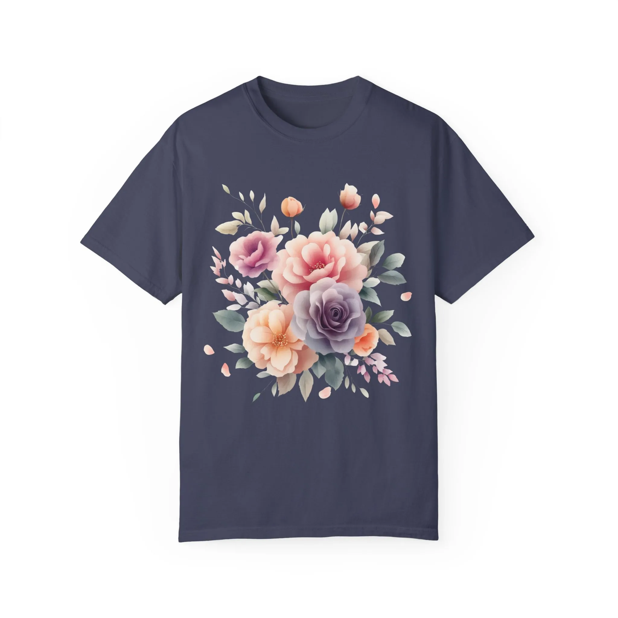 Floral Garden Unisex Garment-Dyed T-Shirt | Soft and Stylish Tee for Spring and Summer Occasions - Image 33