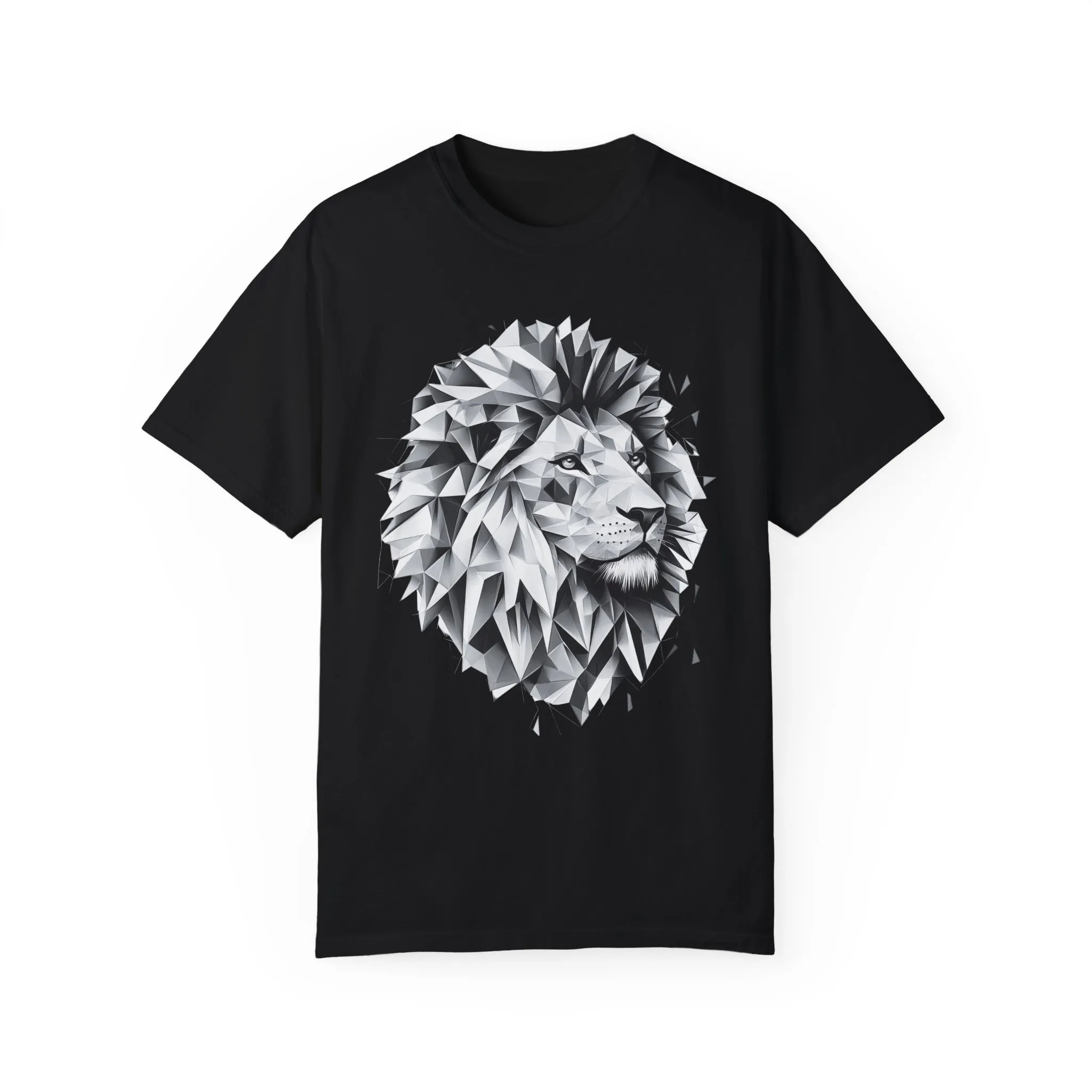 Geometric Lion Unisex T-shirt - Bold, Artistic Design for Animal Lovers - Image 17