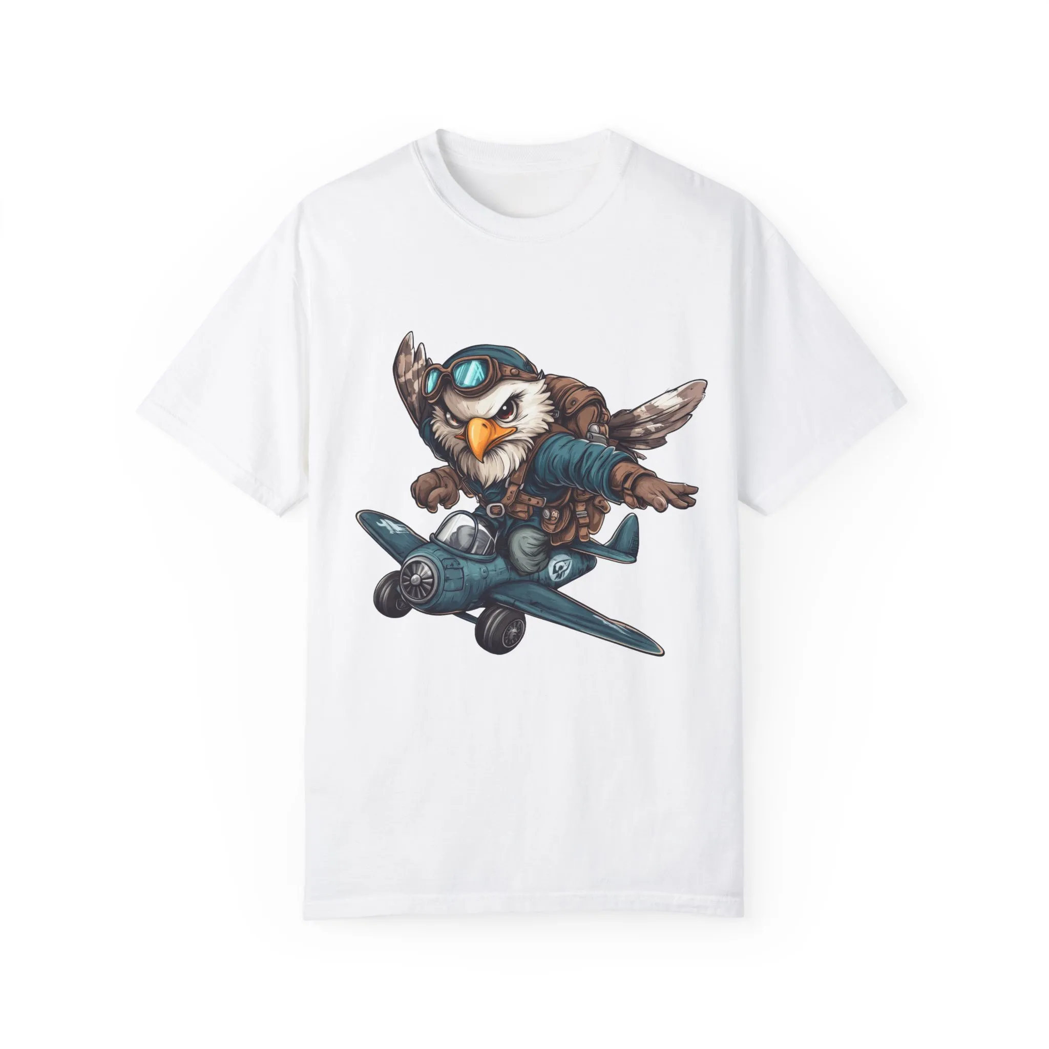 Adventure Owl Unisex Garment-Dyed T-Shirt - Perfect for Flyers and Animal Lovers