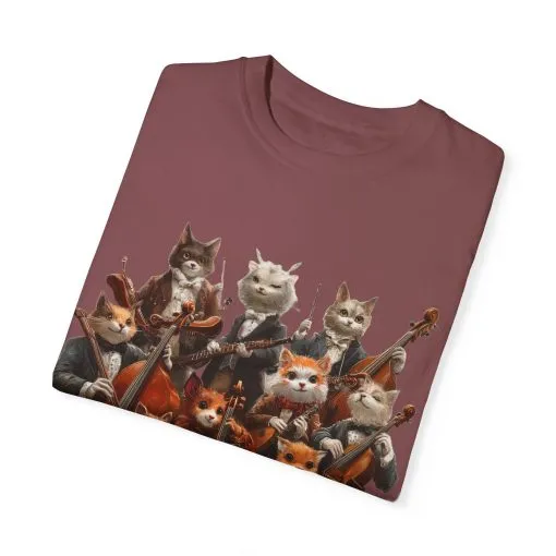 Whimsical Cat Orchestra Unisex T-Shirt - Perfect Gift for Animal Lovers - Image 10