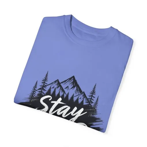 Stay Wild Unisex Garment-Dyed T-Shirt for Adventure Lovers - Image 42