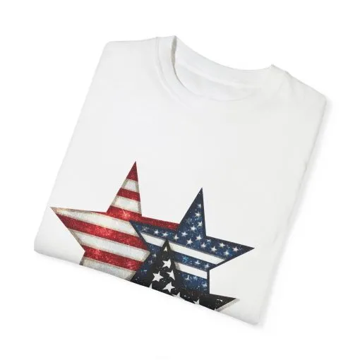 Patriotic Star Spangled Unisex T-Shirt - Image 2