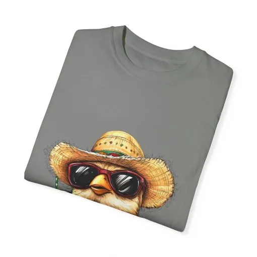 Funny Beach Bird T-Shirt - Unisex Garment-Dyed Summertime Tee - Image 26