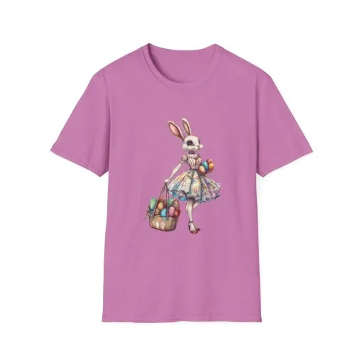 Easter Bunny Softstyle Unisex T-Shirt - Cute Spring Design for Holiday Celebrations - Image 31