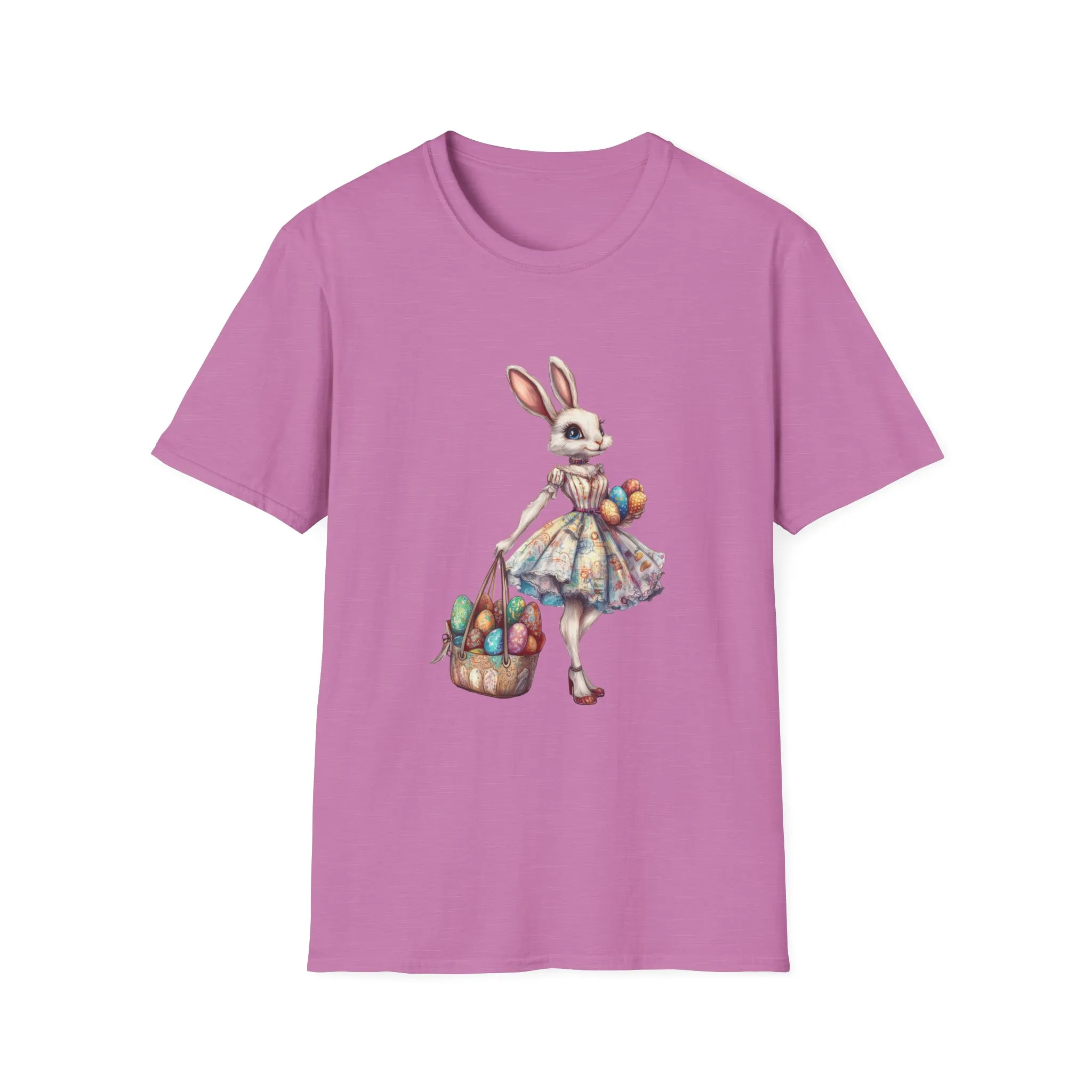Easter Bunny Softstyle Unisex T-Shirt - Cute Spring Design for Holiday Celebrations - Image 31