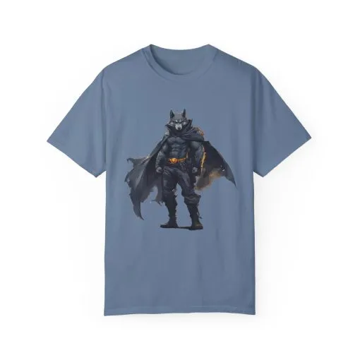 Heroic Wolf T-Shirt | Unisex Garment-Dyed Tee for Animal Lovers & Comic Fans - Image 21