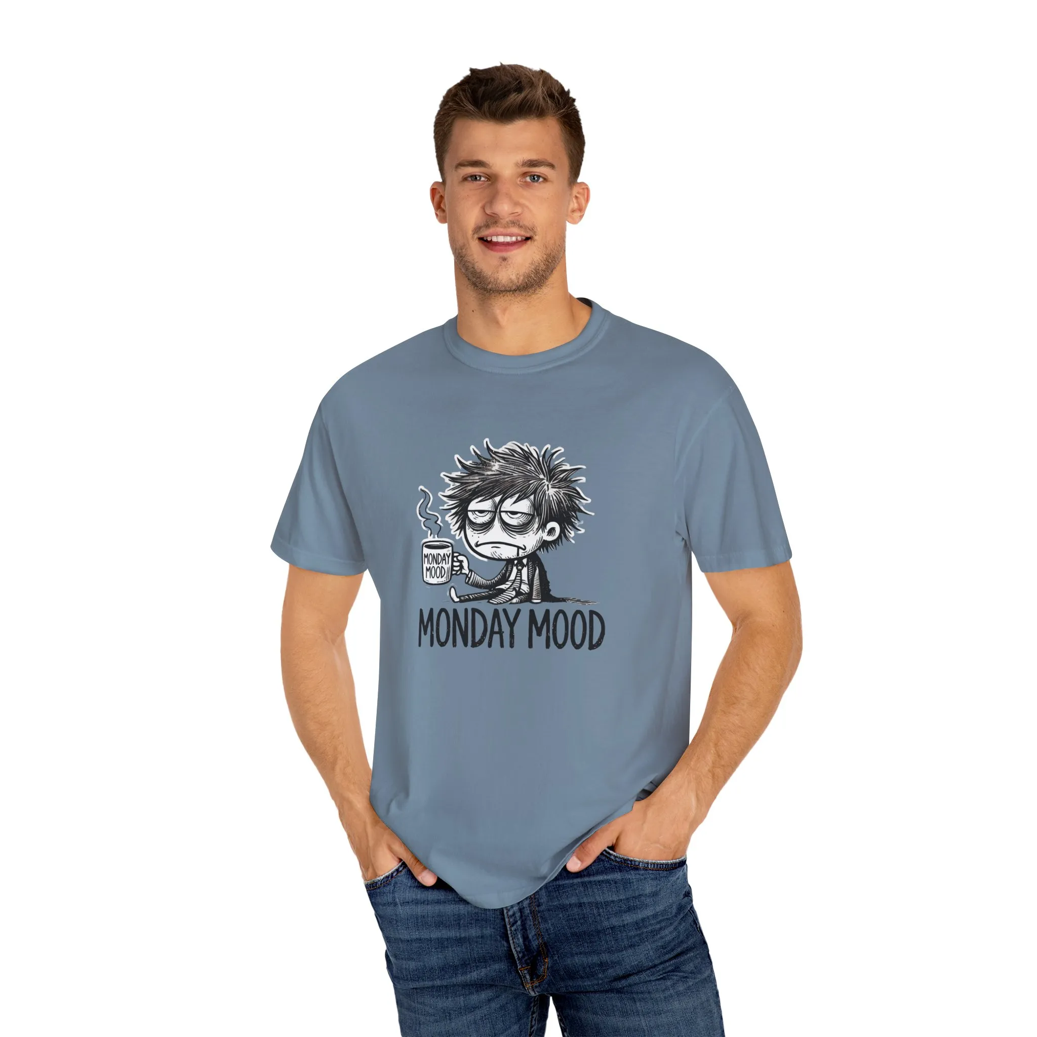 Unisex 'Monday Mood' Garment-Dyed T-Shirt - Perfect for Casual Days - Image 36