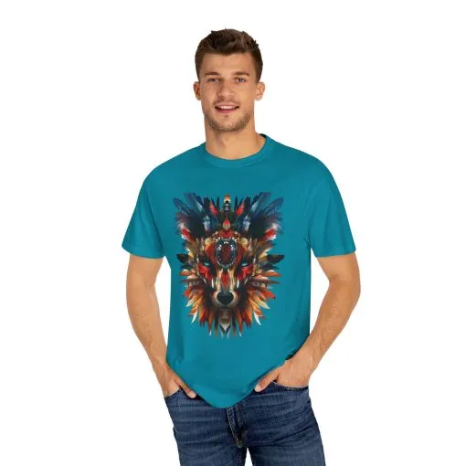 Vibrant Wolf Graphic Unisex T-Shirt - Nature Lover Apparel - Image 15