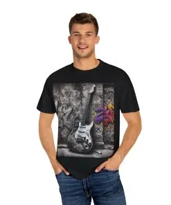 Rock Vibes Unisex Garment-Dyed T-Shirt - Perfect for Music Lovers