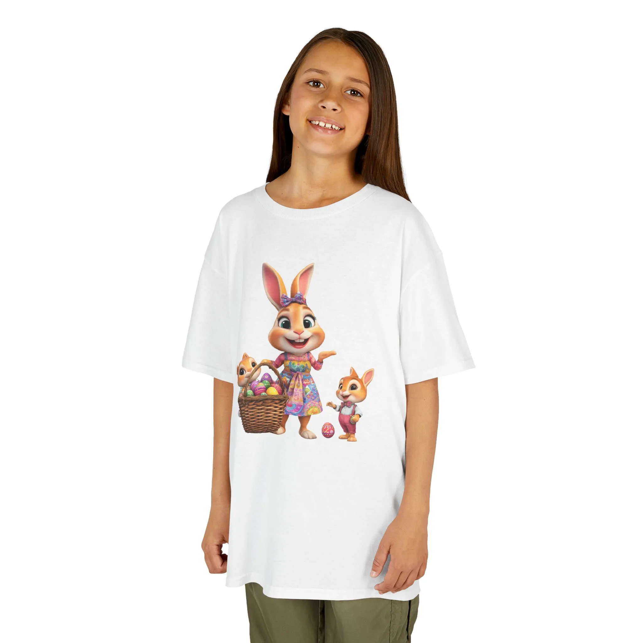 Easter Bunny Kids Tee - Fun and Colorful Heavy Cotton™ Shirt for Spring Celebrations - Image 6