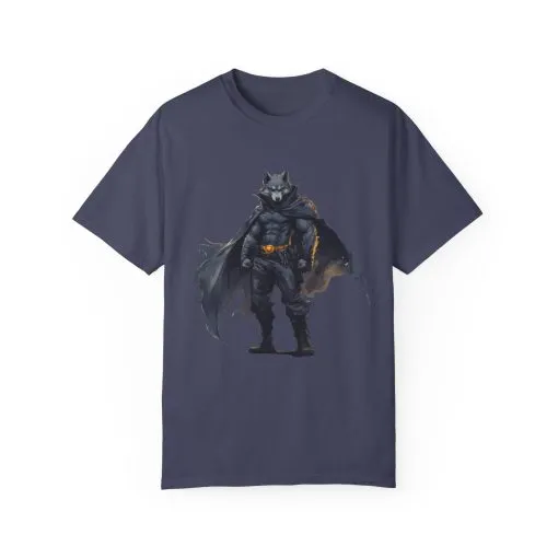 Heroic Wolf T-Shirt | Unisex Garment-Dyed Tee for Animal Lovers & Comic Fans - Image 41