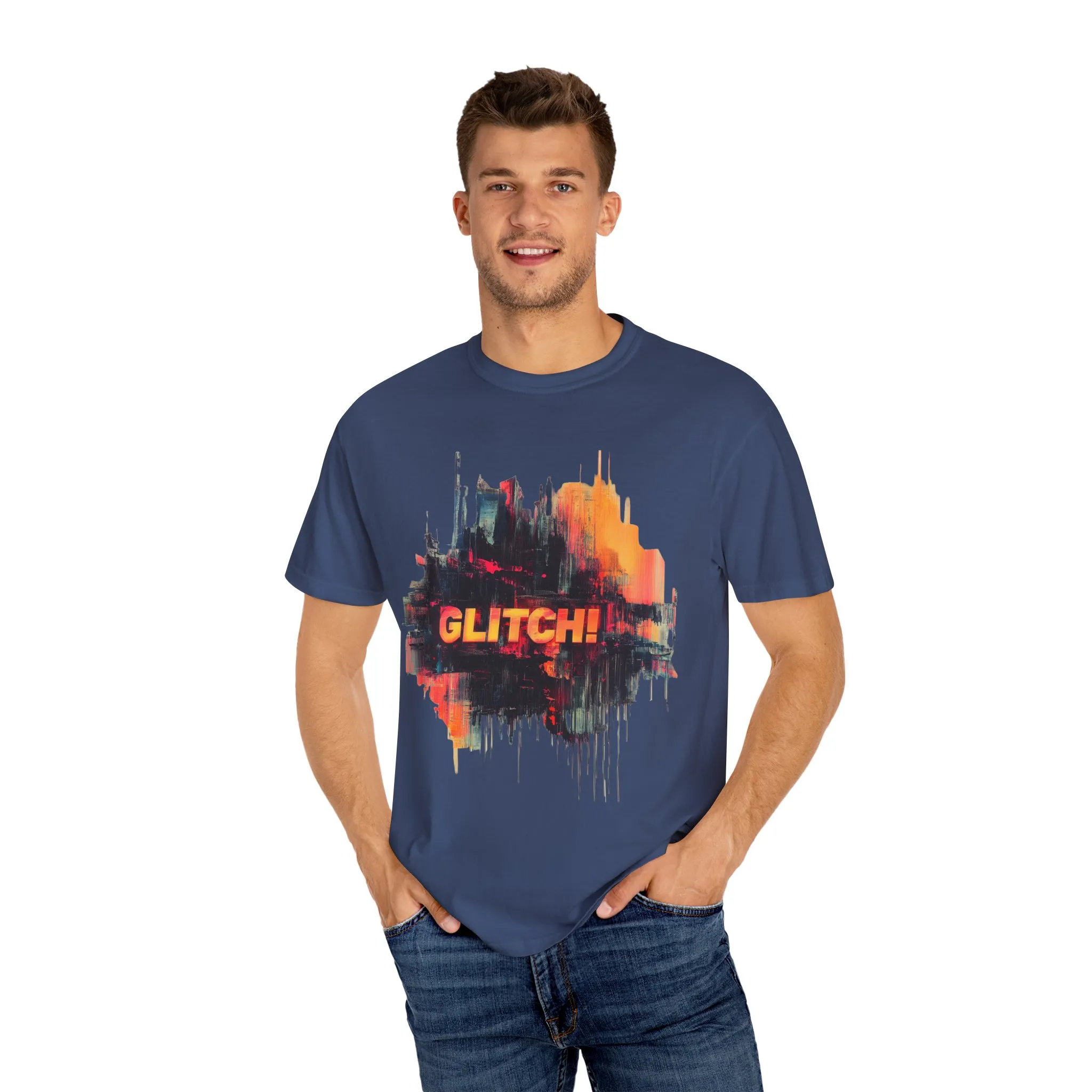 Trendy Unisex ‘GLITCH!’ T-Shirt - Vibrant Streetwear Inspired Tee - Image 31