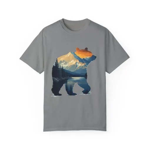Mountain Bear Graphic T-Shirt | Nature Lover Apparel - Image 21