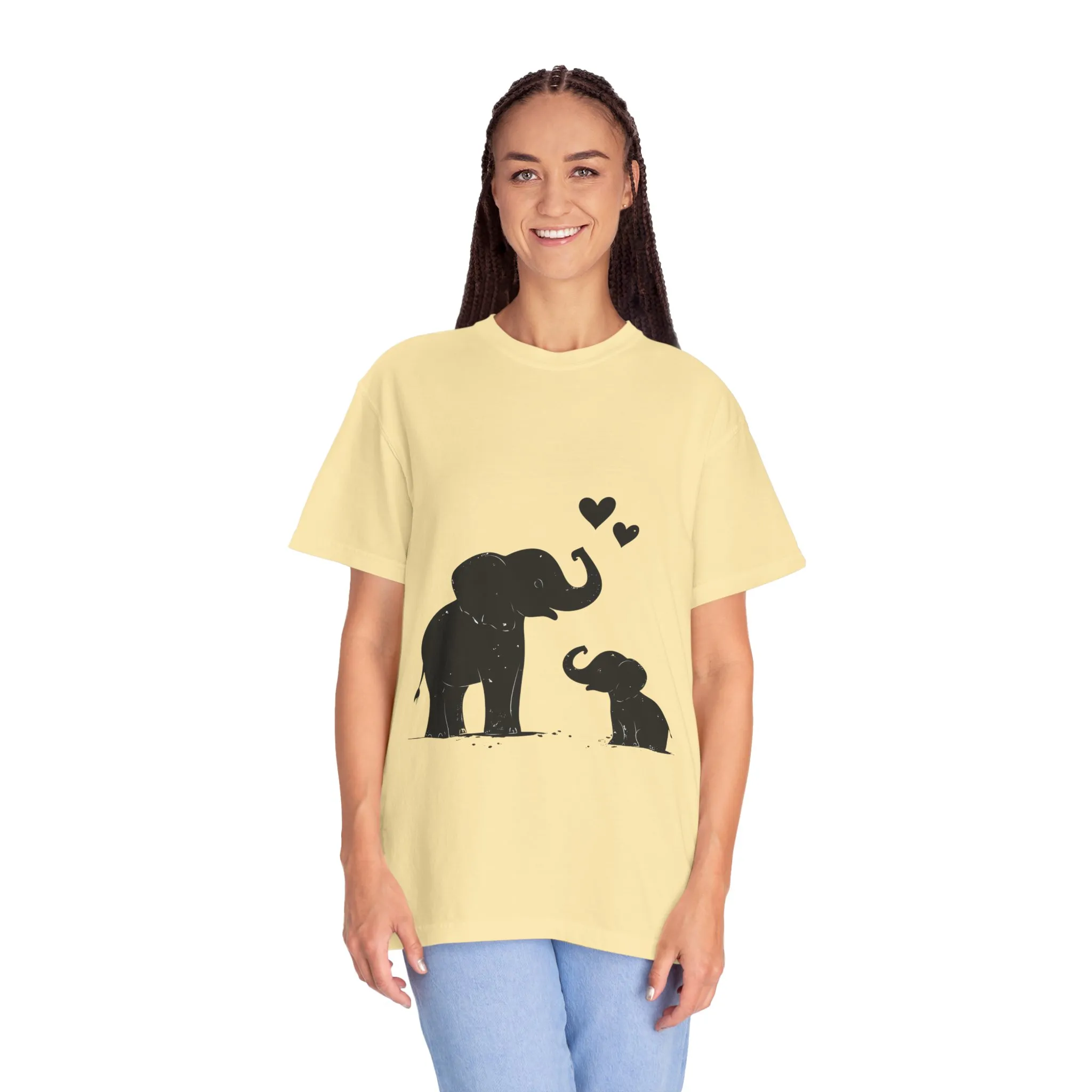 Heartwarming Elephant Love Unisex T-Shirt - Image 19