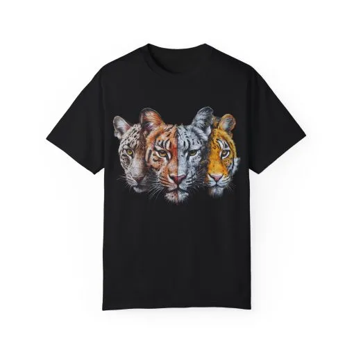 Wildlife Fusion Unisex Garment-Dyed T-Shirt - Image 41
