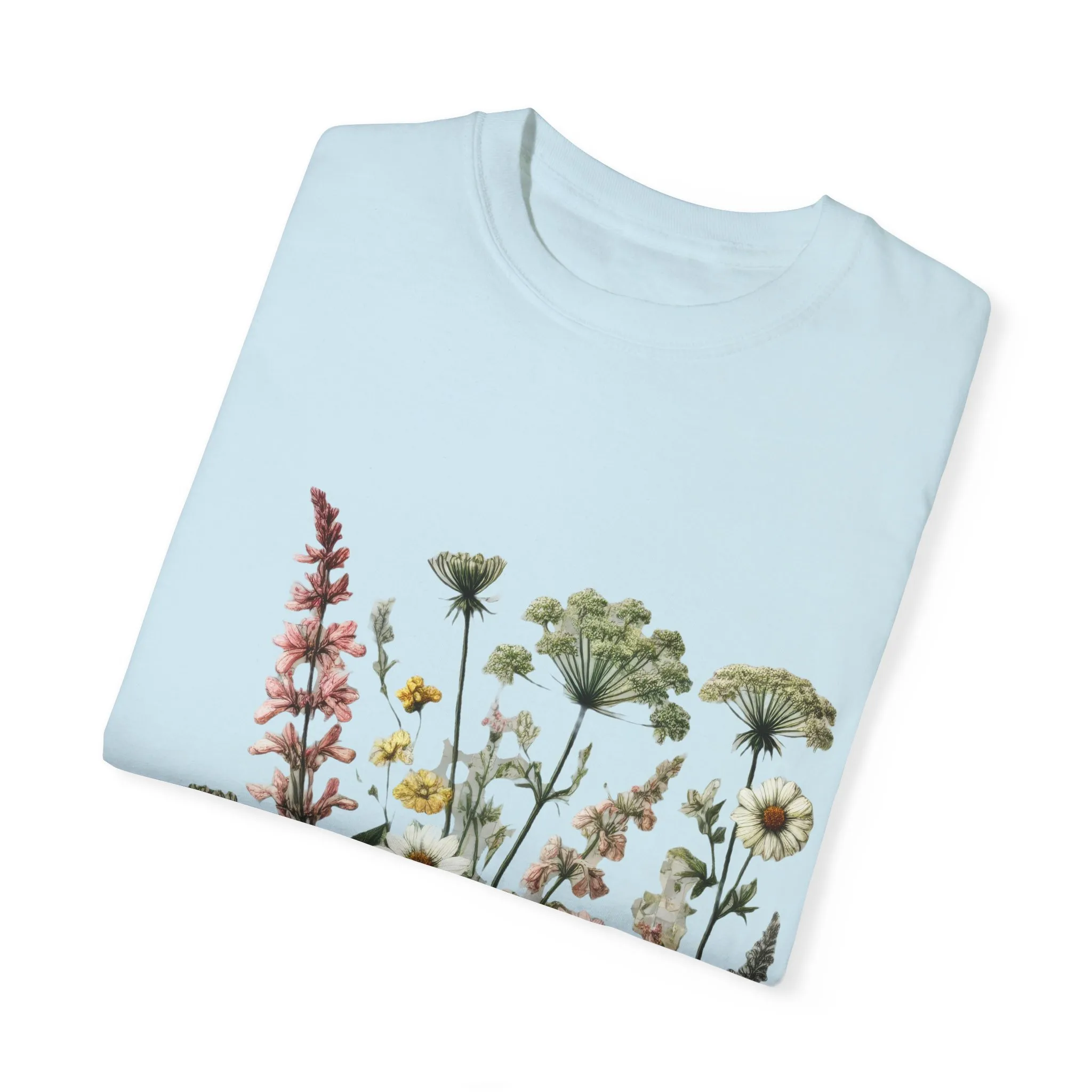 Botanical Print Unisex Garment-Dyed T-Shirt | Eco-Friendly Floral Tee for Nature Lovers - Image 18
