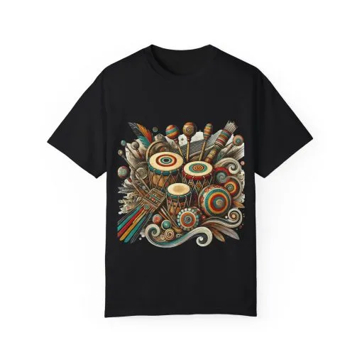 Colorful Bohemian Music Festival T-Shirt - Image 37