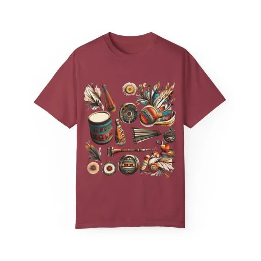 Unisex Garment-Dyed T-Shirt with Vibrant Musical Design | Perfect for Music Lovers & Festivals - Image 53