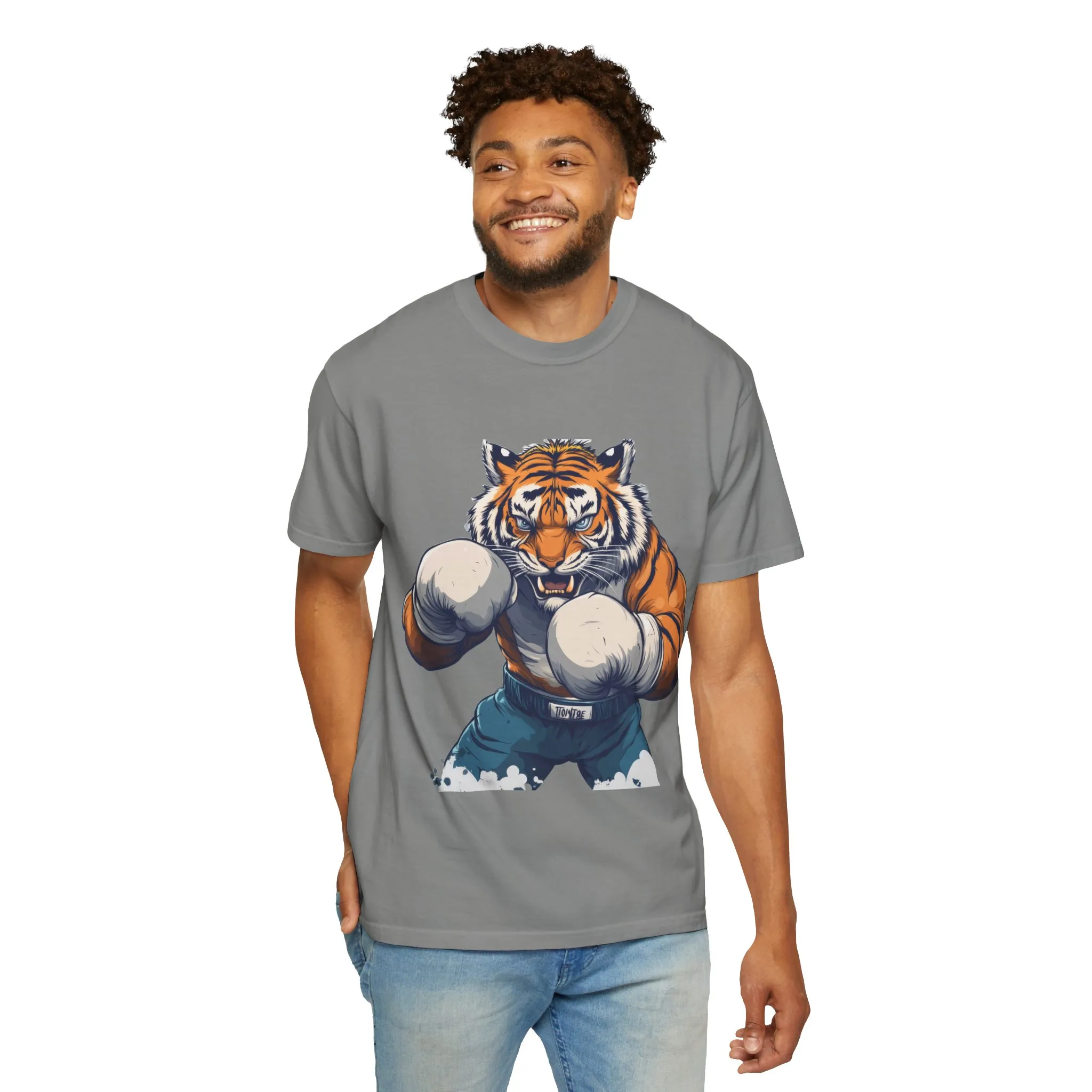 Fierce Tiger Graphic Unisex T-Shirt - Bold Boxing Design - Image 31