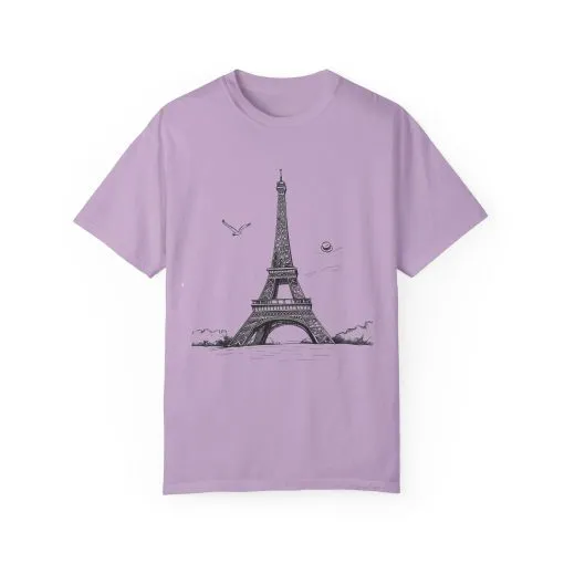 Eiffel Tower Graphic Unisex T-Shirt - Vintage Parisian Style - Image 29