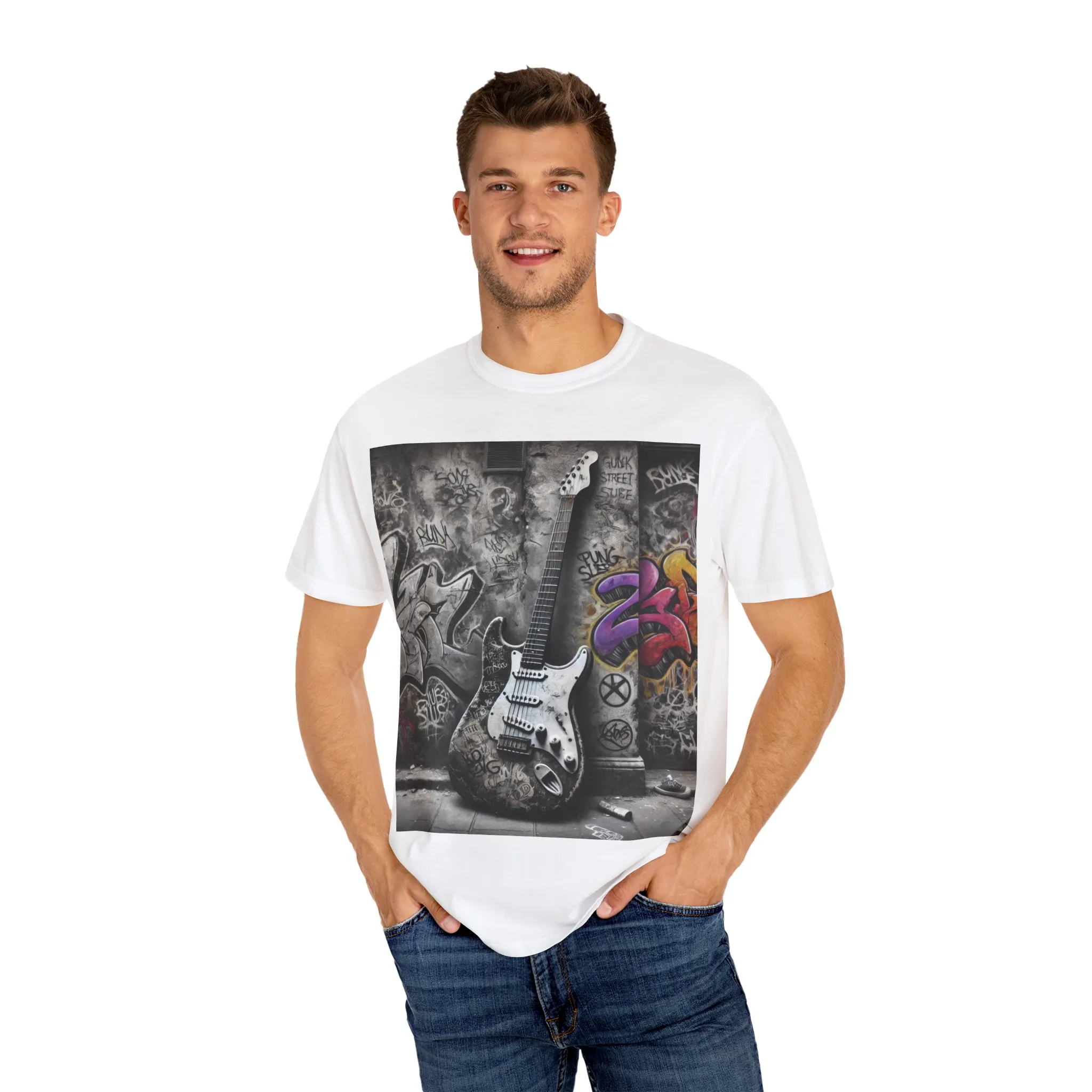 Rock Vibes Unisex Garment-Dyed T-Shirt - Perfect for Music Lovers - Image 7