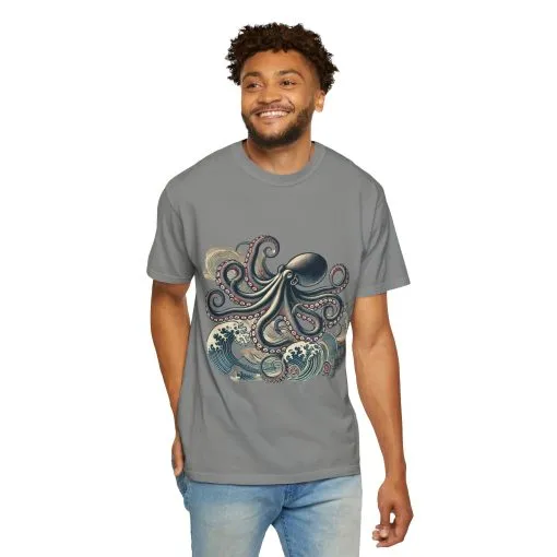 Unisex Ocean-Inspired Octopus T-Shirt - Nautical Graphic Tee - Image 16