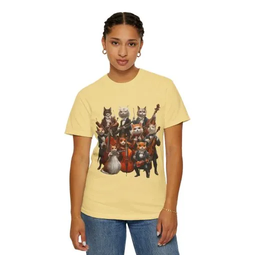 Whimsical Cat Orchestra Unisex T-Shirt - Perfect Gift for Animal Lovers - Image 28
