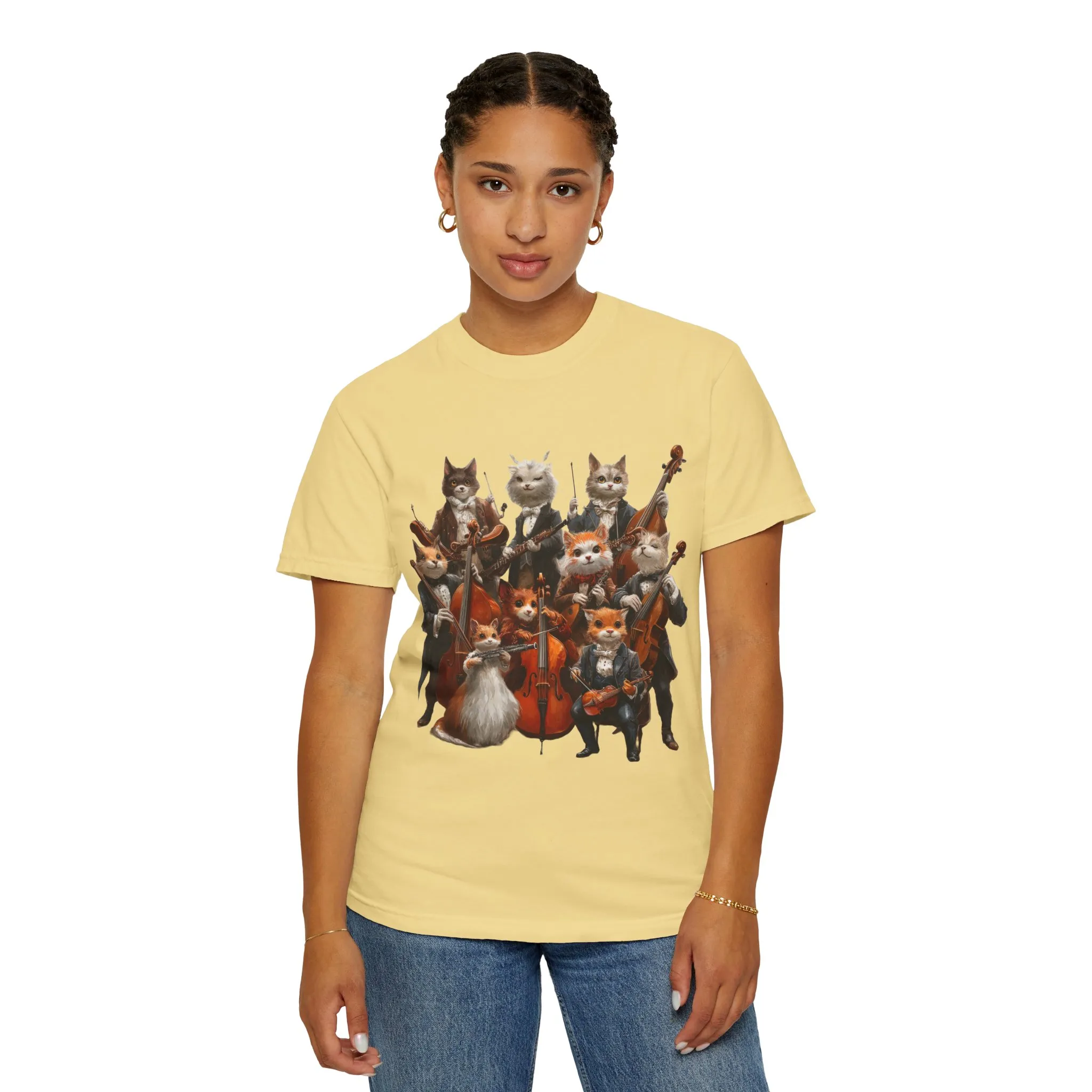 Whimsical Cat Orchestra Unisex T-Shirt - Perfect Gift for Animal Lovers - Image 28
