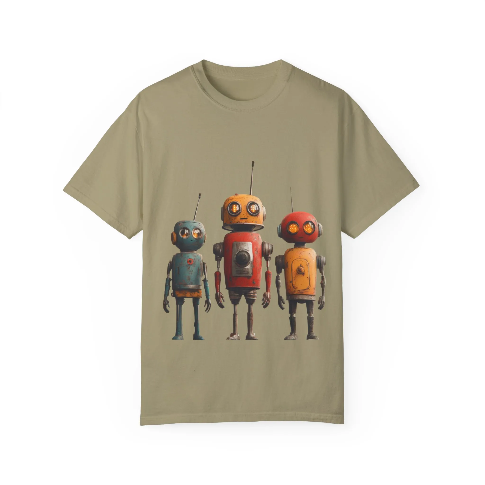 Vintage Robot Graphic Unisex T-shirt - Perfect for Tech Lovers - Image 13