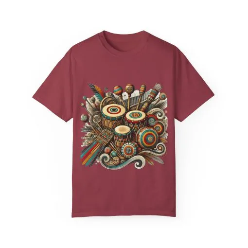 Colorful Bohemian Music Festival T-Shirt - Image 45