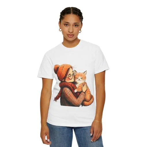 Elegantly Flowing Dance Silhouette Unisex Garment-Dyed T-Shirt - Image 7