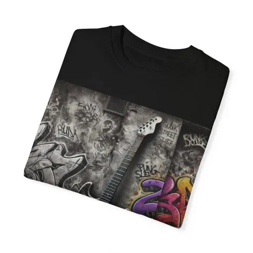Rock Vibes Unisex Garment-Dyed T-Shirt - Perfect for Music Lovers - Image 3