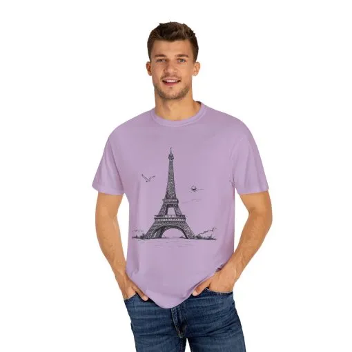 Eiffel Tower Graphic Unisex T-Shirt - Vintage Parisian Style - Image 31