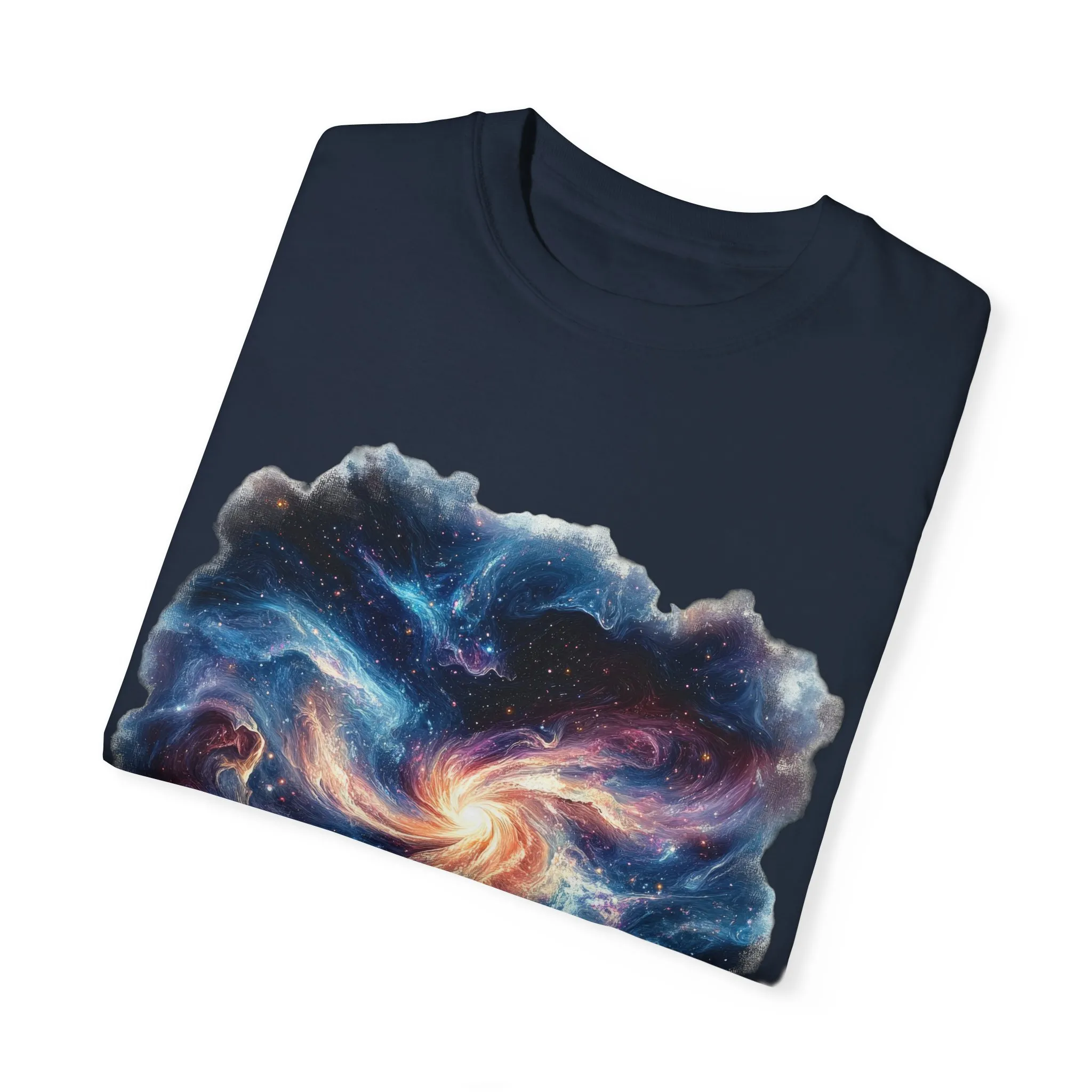 Cosmic Swirl Unisex Garment-Dyed T-Shirt - Perfect for Dreamers and Star Gazers - Image 26