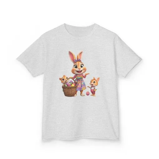 Easter Bunny Kids Tee - Fun and Colorful Heavy Cotton™ Shirt for Spring Celebrations - Image 8