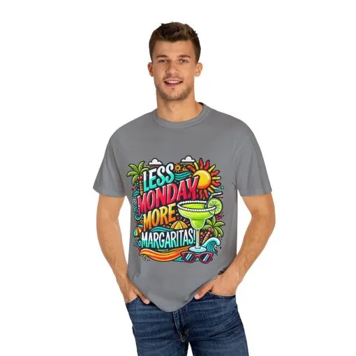 Less Monday More Margaritas Unisex T-Shirt - Fun Summer Vibes - Image 24