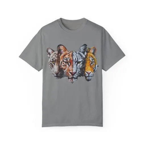 Wildlife Fusion Unisex Garment-Dyed T-Shirt - Image 29