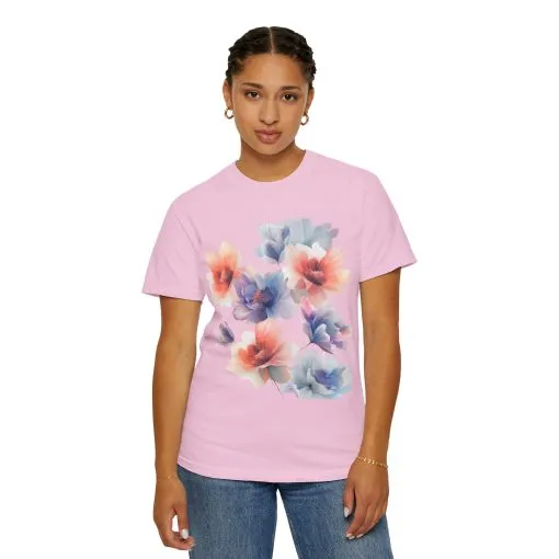 Floral Print Unisex T-Shirt - Perfect for Spring and Casual Occasions - Image 23
