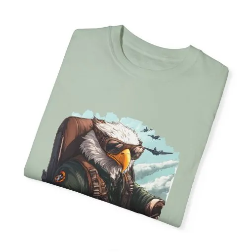 Pilot Eagle Unisex Garment-Dyed T-Shirt - Adventure Apparel for Aviation Enthusiasts - Image 18