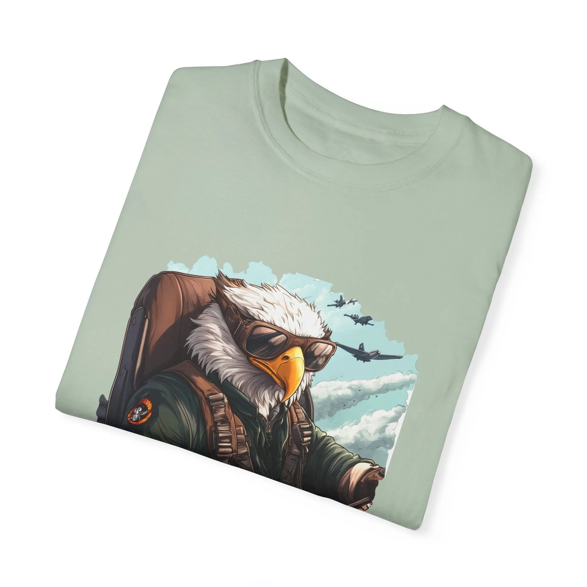 Pilot Eagle Unisex Garment-Dyed T-Shirt - Adventure Apparel for Aviation Enthusiasts - Image 18