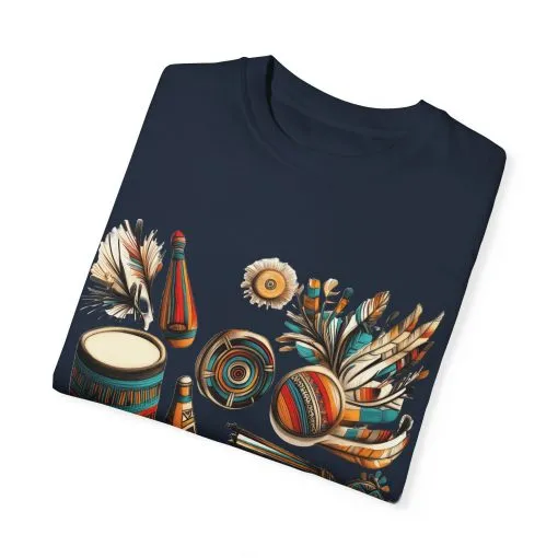 Unisex Garment-Dyed T-Shirt with Vibrant Musical Design | Perfect for Music Lovers & Festivals - Image 50