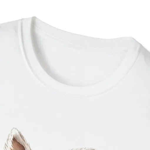 Cute Bunny Easter T-Shirt - Unisex Softstyle Tee with Colorful Egg Design - Image 7