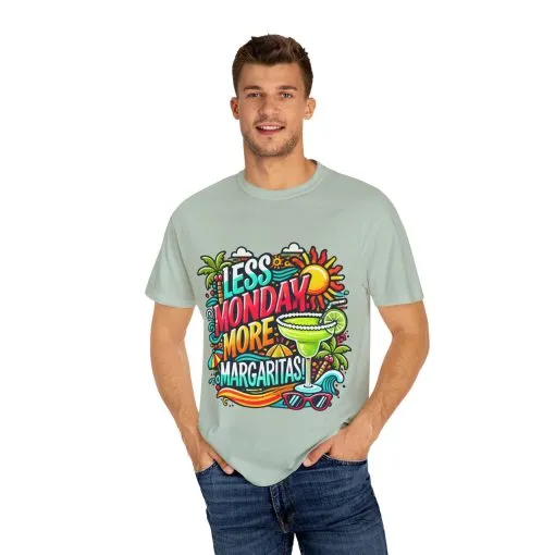 Less Monday More Margaritas Unisex T-Shirt - Fun Summer Vibes - Image 28