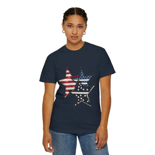 Patriotic Star Spangled Unisex T-Shirt - Image 20