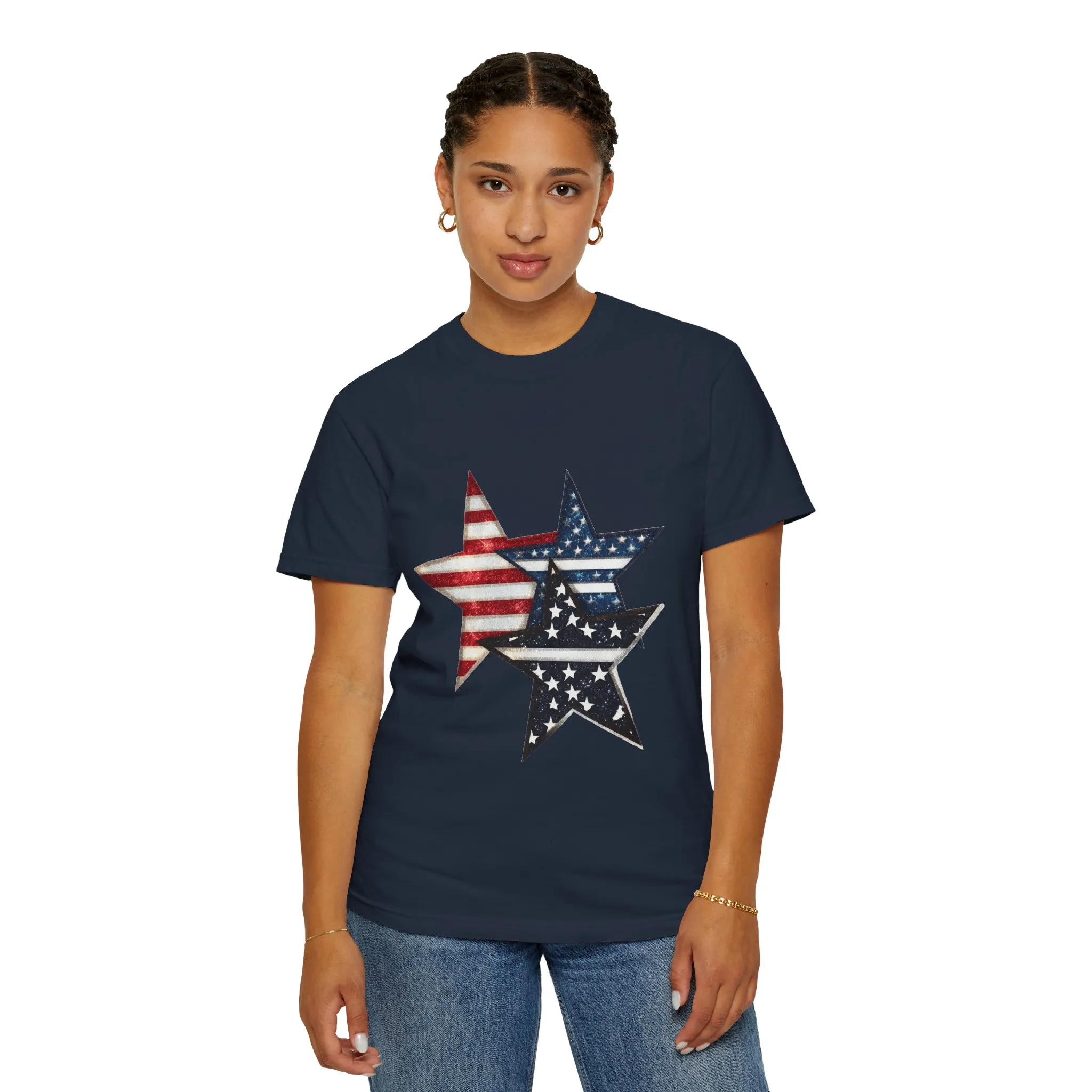 Patriotic Star Spangled Unisex T-Shirt - Image 20