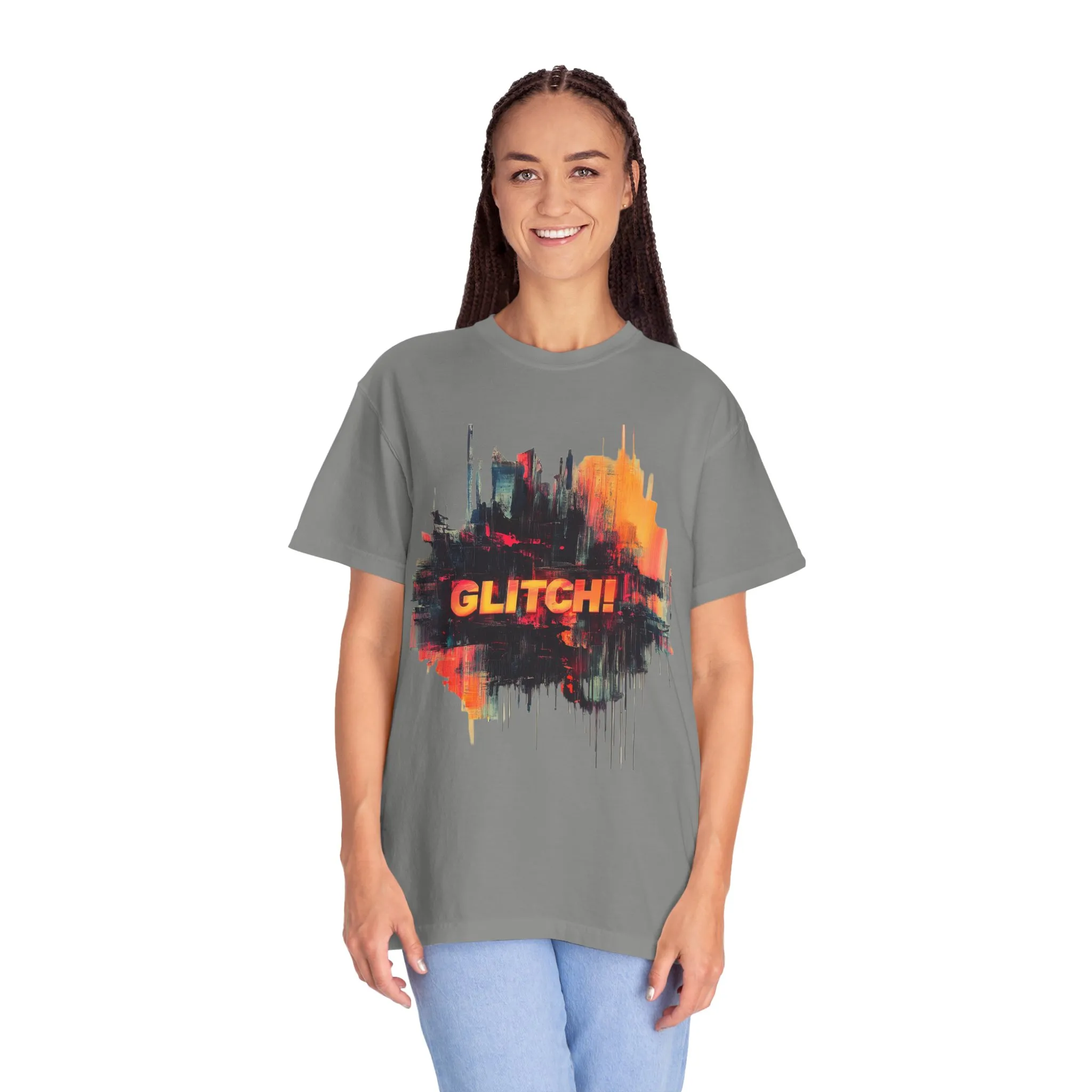 Trendy Unisex ‘GLITCH!’ T-Shirt - Vibrant Streetwear Inspired Tee - Image 20