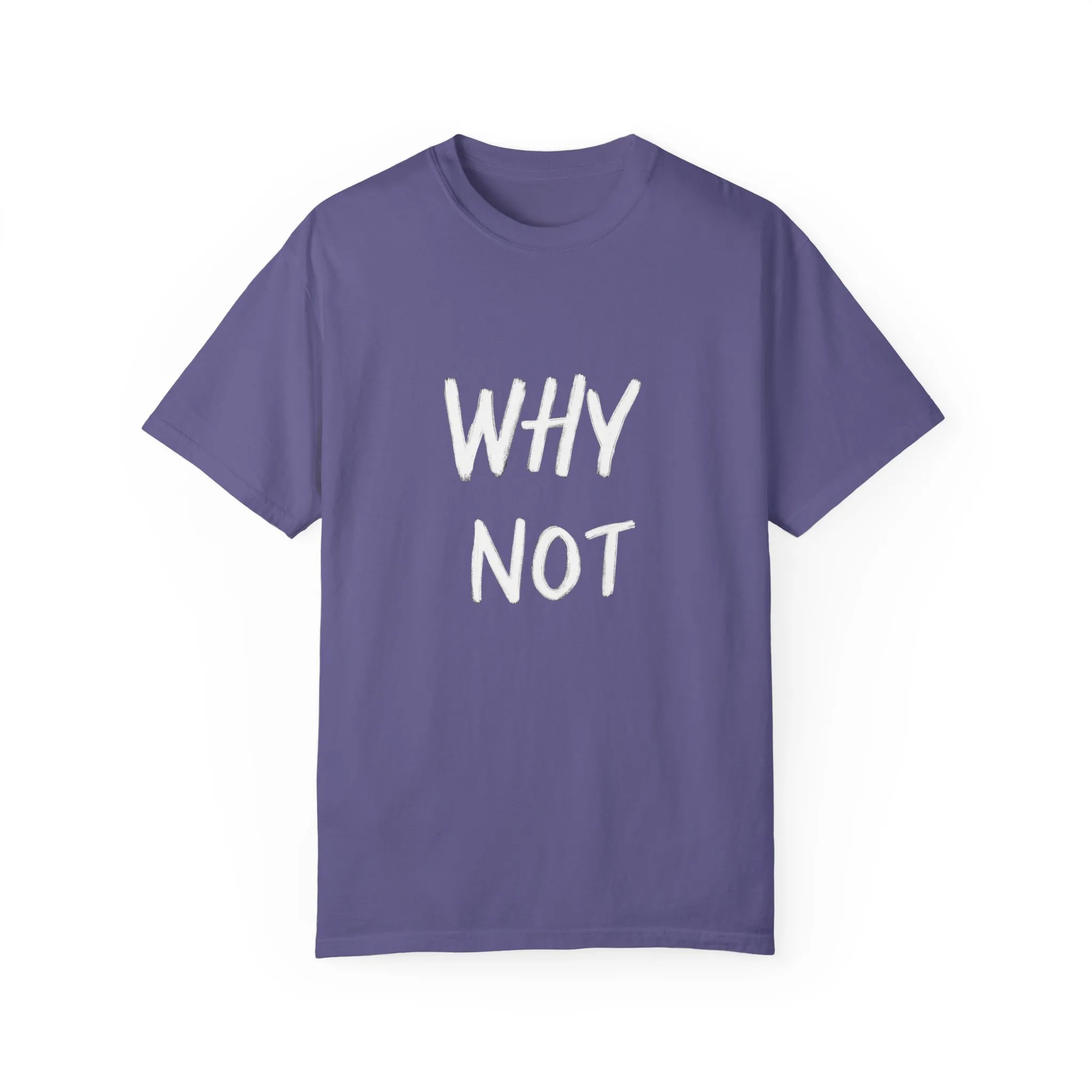 Why Not? Unisex Garment-Dyed T-Shirt - Casual Fun Statement Tee - Image 29