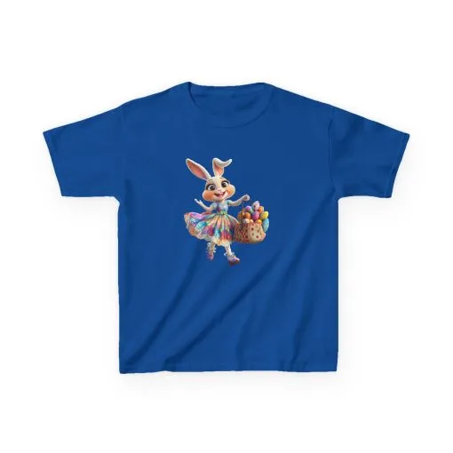 Easter Bunny Kids Tee - Cute Cotton T-Shirt for Spring Celebrations - Image 22